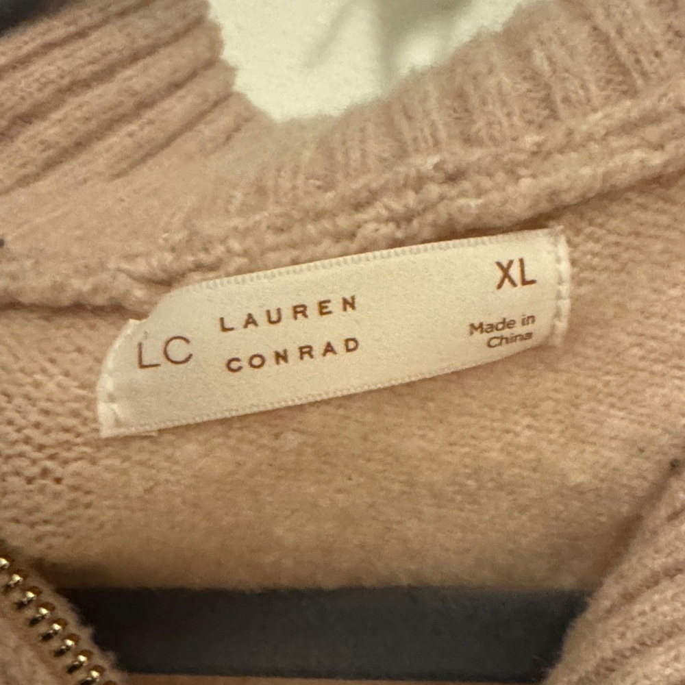 LC Lauren Conrad Blush Cowl Neck Sweater - Picture 2 of 4